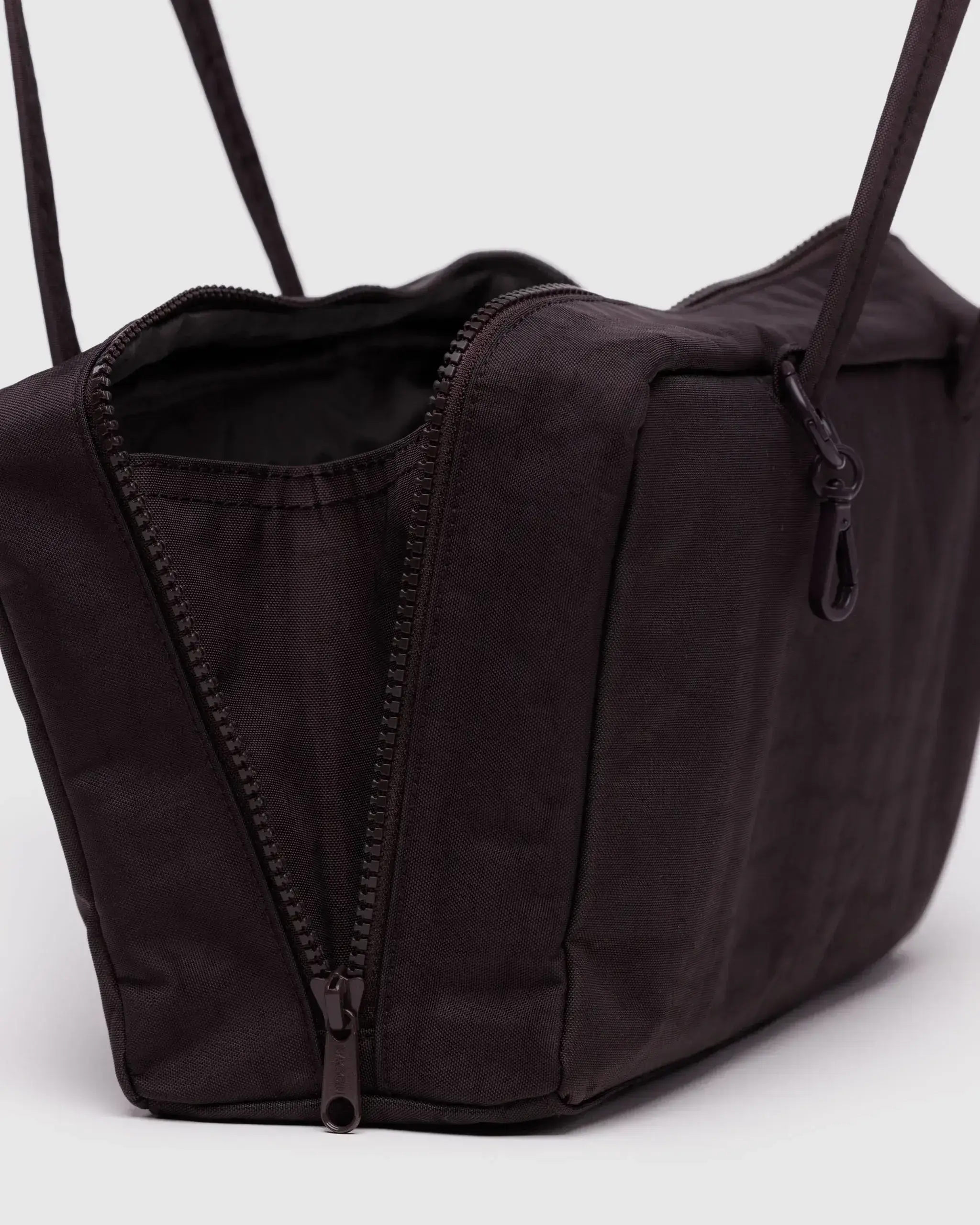 Nylon Bowler Bag Chocolate Plum - Image 4