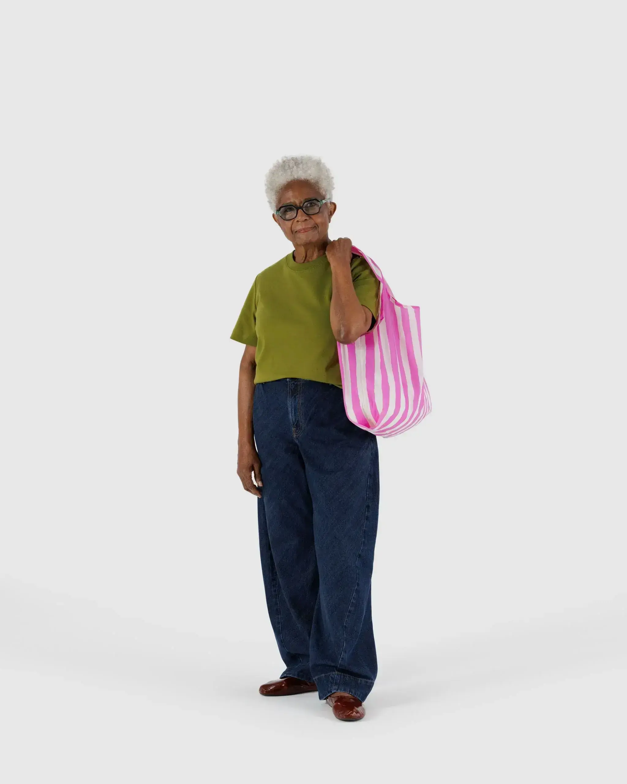 Standard Baggu Pink Painted Stripe - Image 2