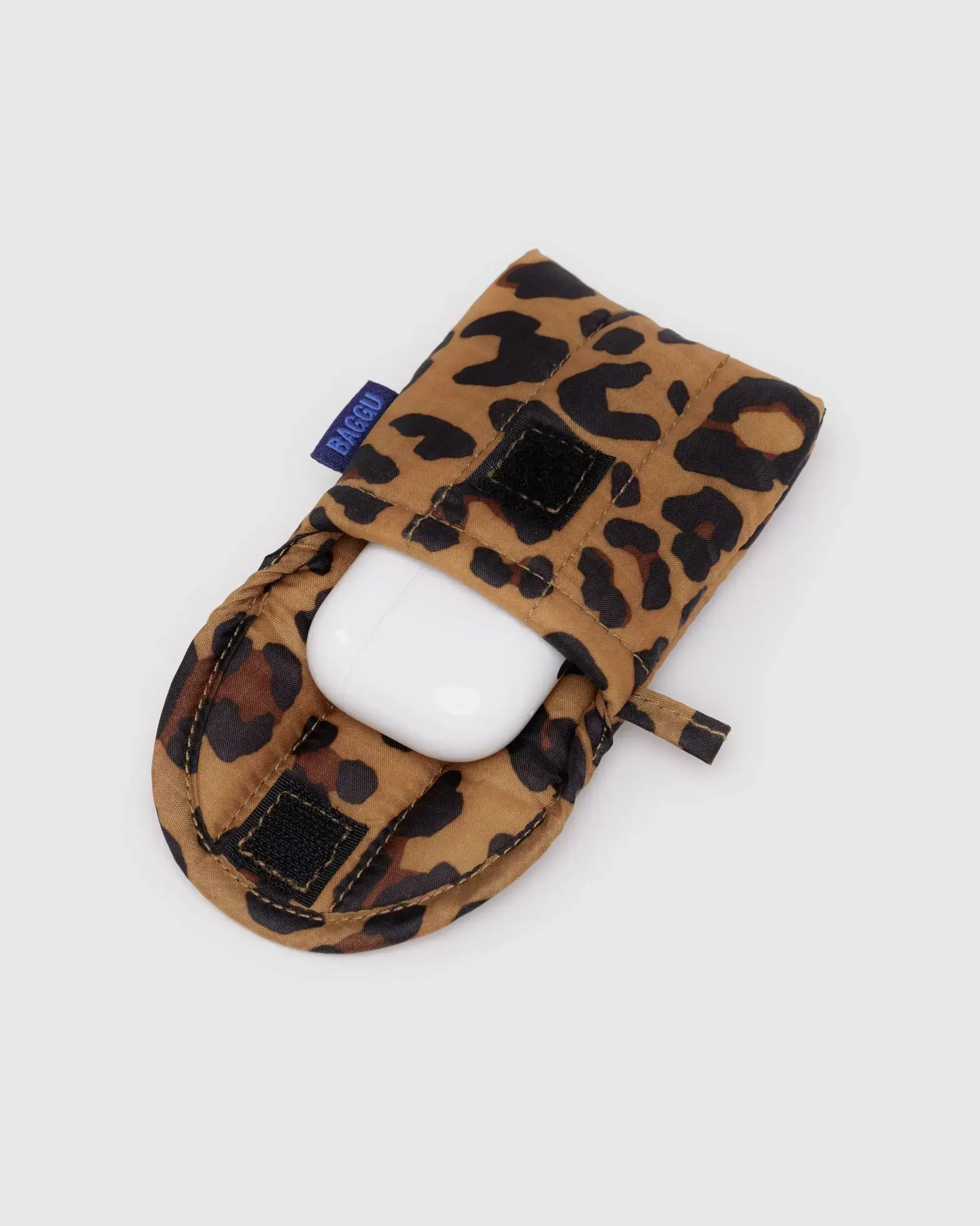 Puffy Earbuds Case Leopard - Image 2