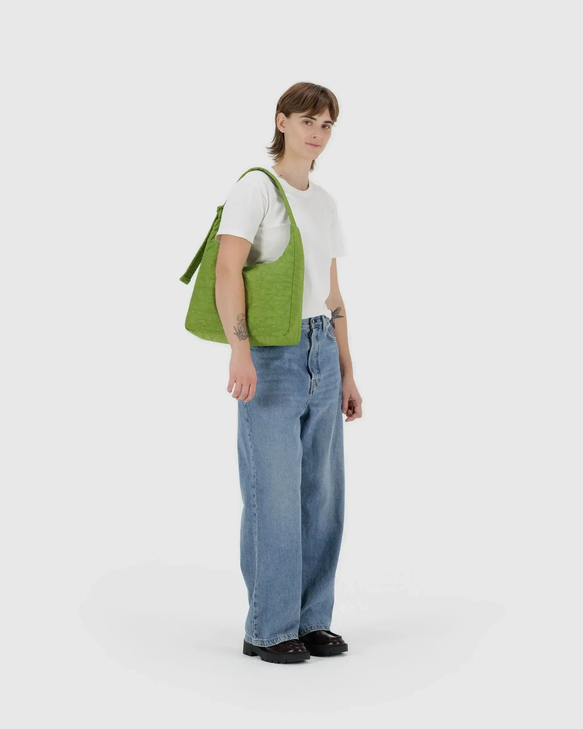 Nylon Shoulder Bag Green Juice - Image 2