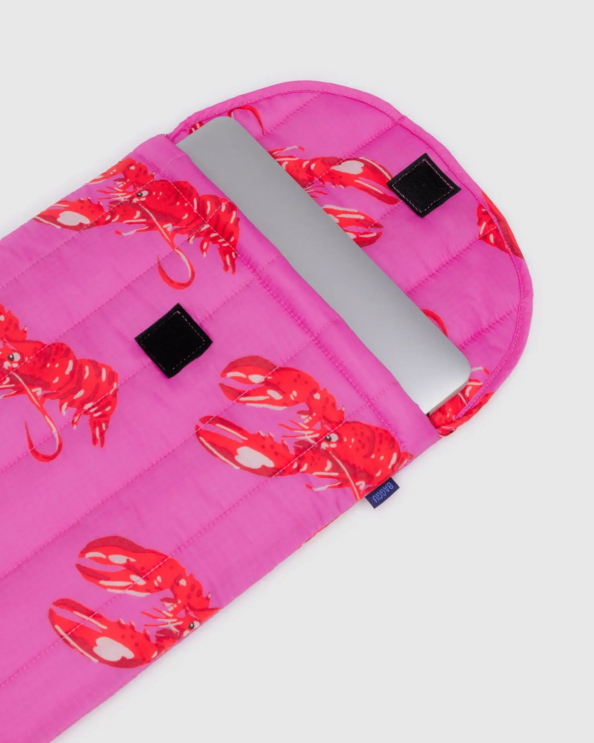Puffy Laptop Sleeve 16" Pink Lobster - Image 2