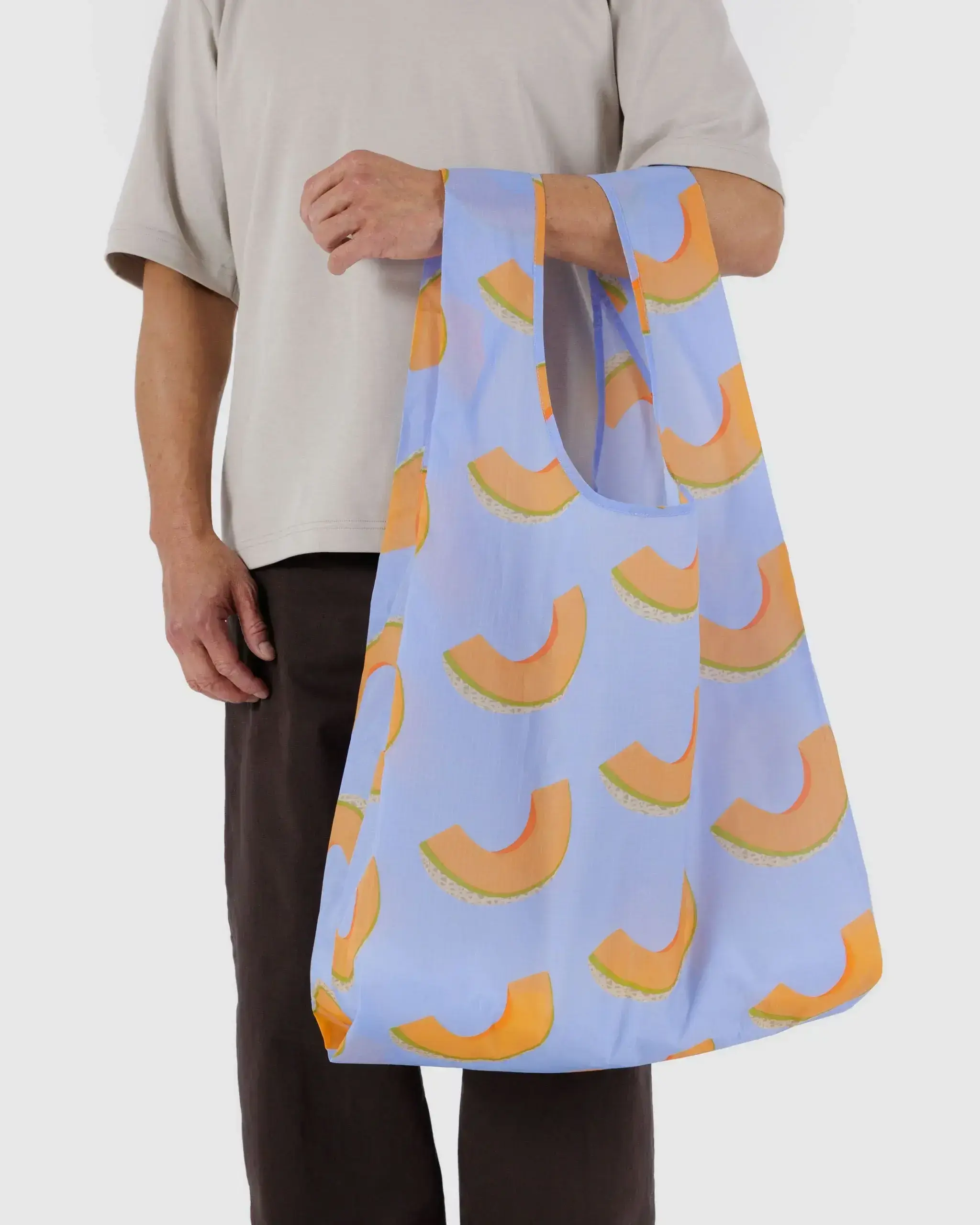 Big Baggu Cantaloupe Blue - Image 3