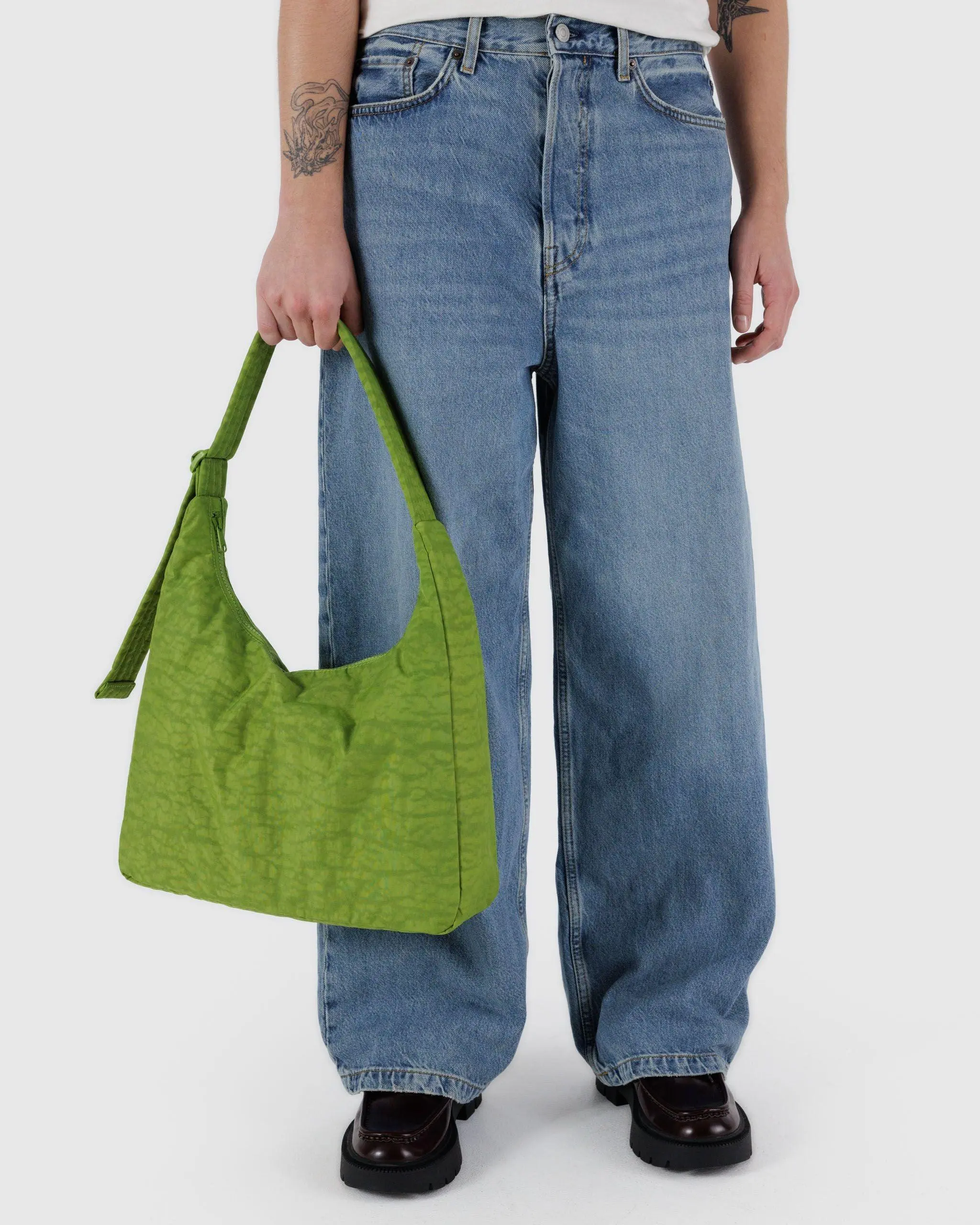 Nylon Shoulder Bag Green Juice - Image 3