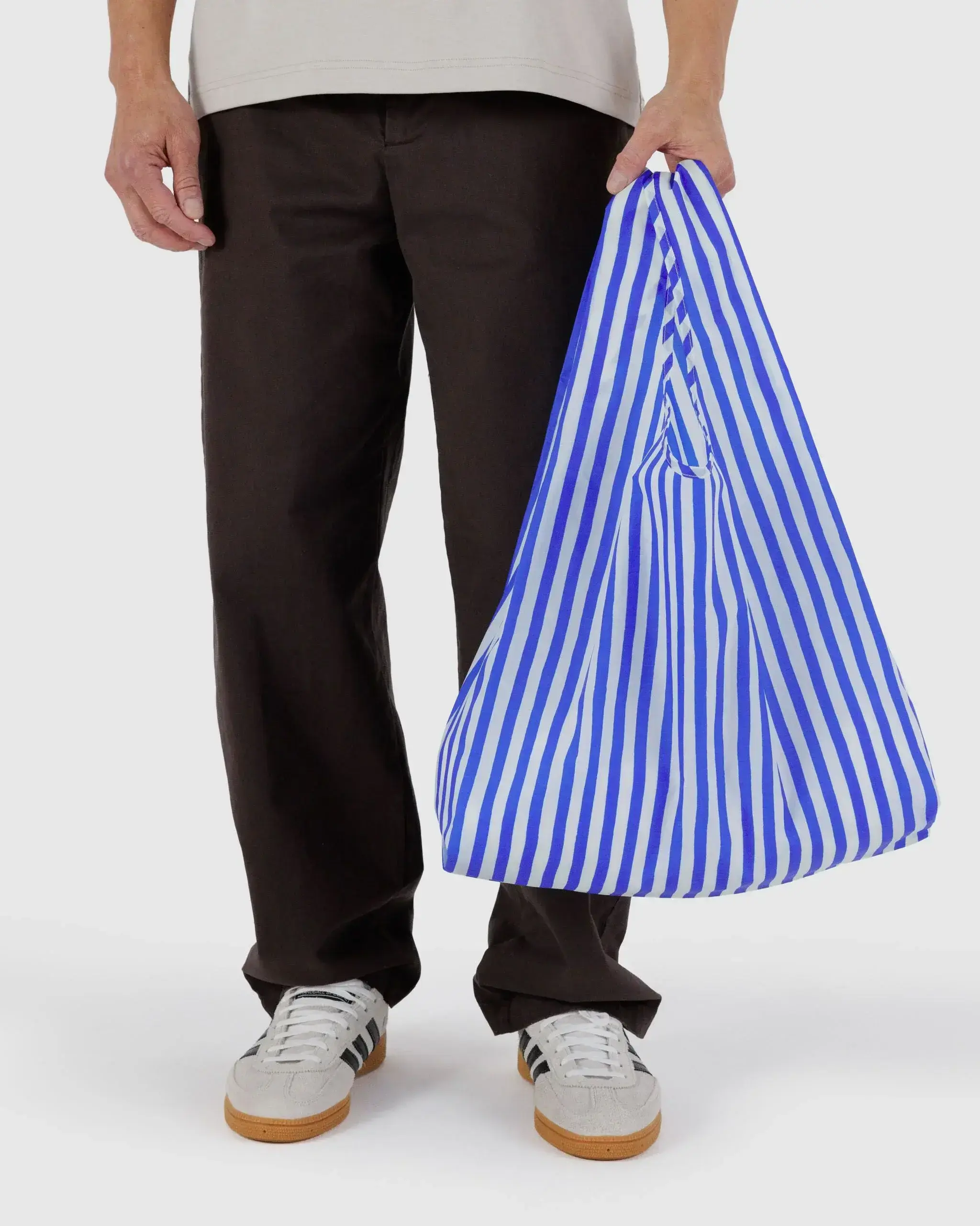 Standard Baggu Blue Painted Stripe - Image 3